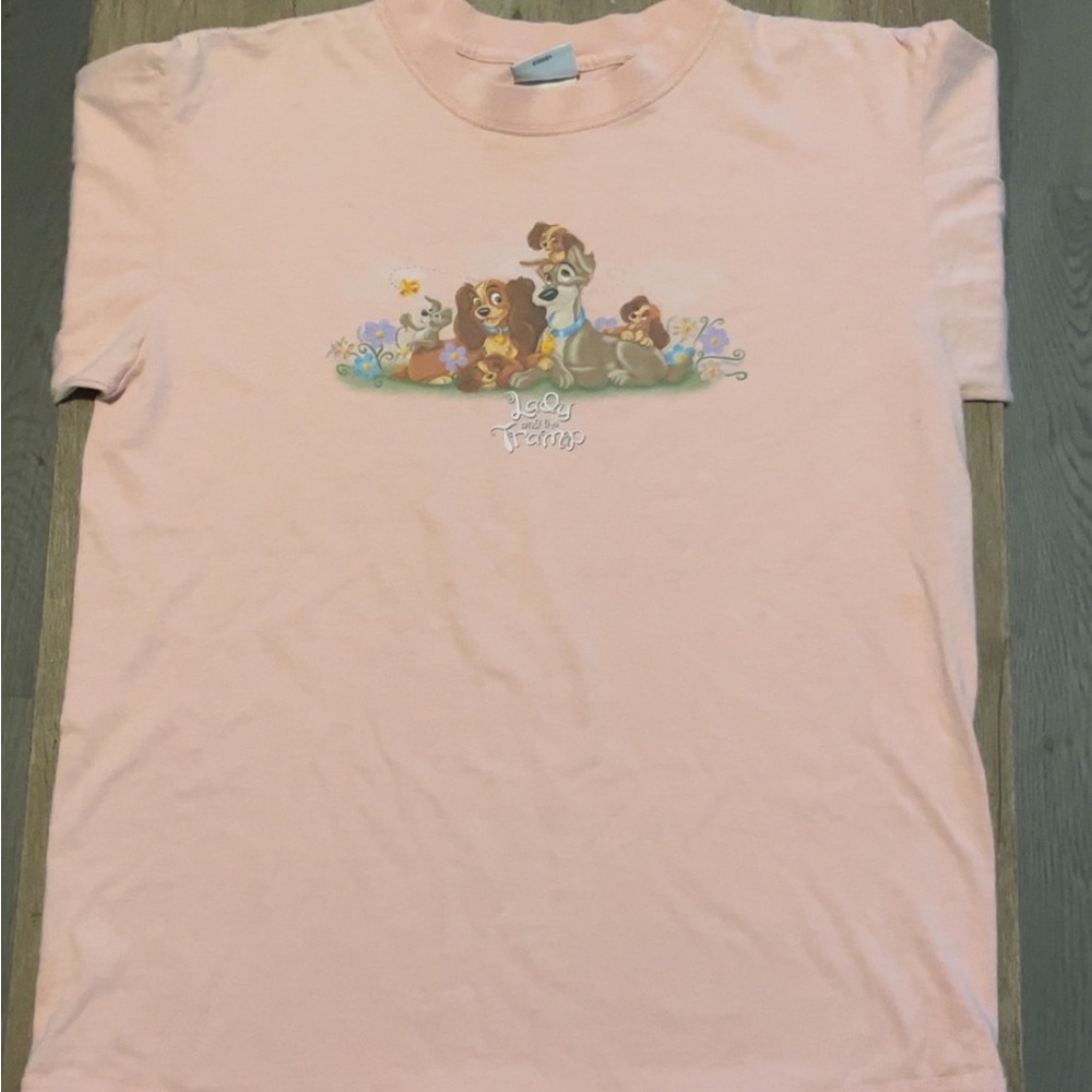 Disney Pink Lady and the Tramp Tee